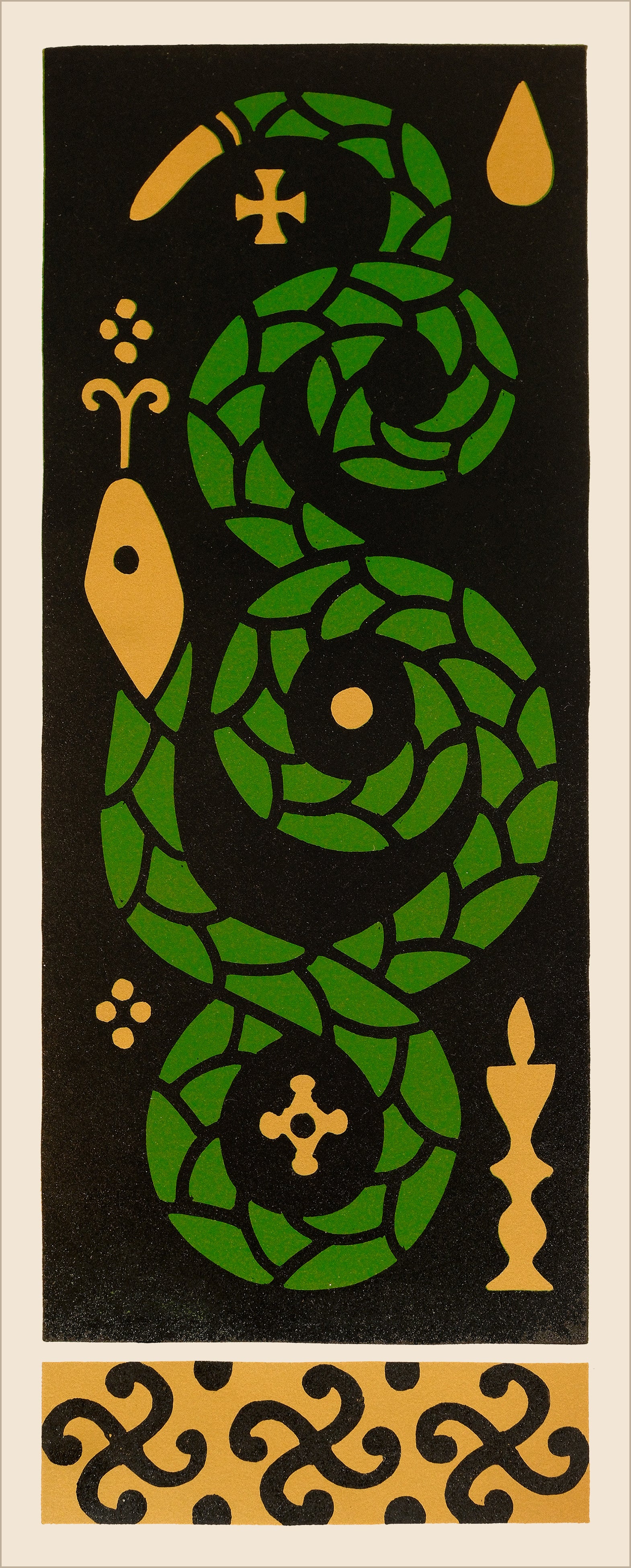 Wood Snake, Green